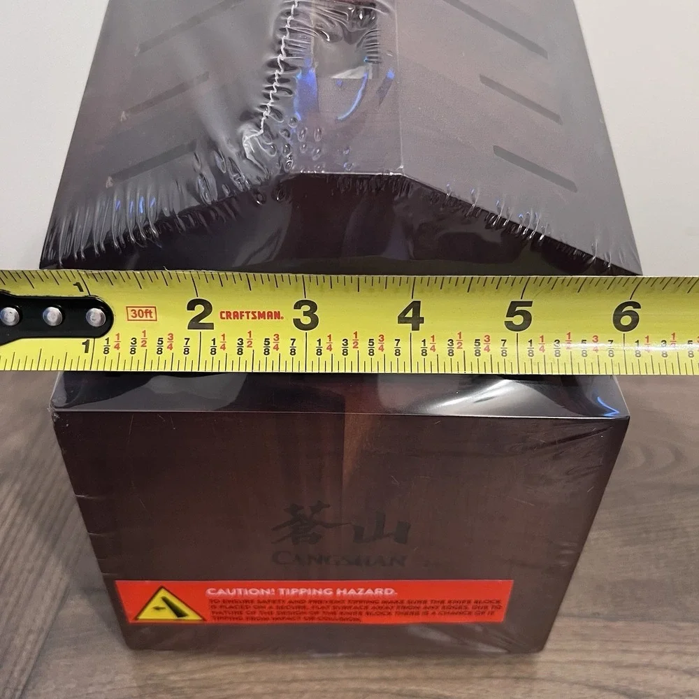 Cangshan 16 Slot Knife Block Dark Brown. Satin Finish 11
